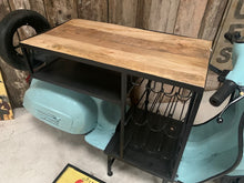 Load image into Gallery viewer, 1970-original-vespa-bajaj-motorcycle-mini-bar-minibar-home-bar-homebar-pub-drinks-cocktail-wine-furniture-counter-winerack-unique-blue
