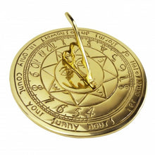 Load image into Gallery viewer, Solid Brass Sun Dial
