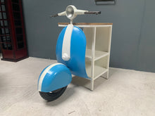 Load image into Gallery viewer, new-boxed-blue-white-vintage-retro-vespa-side-table-unique-furniture-home-design-interior-unusual-shelving-unit-wood-metal-john-cowell-ltd