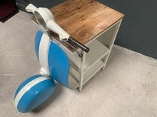 Load image into Gallery viewer, new-boxed-blue-white-vintage-retro-vespa-side-table-unique-furniture-home-design-interior-unusual-shelving-unit-wood-metal-john-cowell-ltd