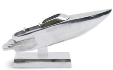 Load image into Gallery viewer, Nickel Speed Boat Ornament