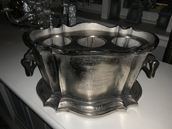 Nickel Bollinger Style Champagne Bucket