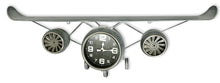Load image into Gallery viewer, Small Aeroplane Shelf Clock