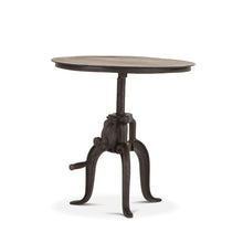 Load image into Gallery viewer, Cast Iron Industrial Adjustable Crank Table