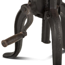 Load image into Gallery viewer, Cast Iron Industrial Adjustable Crank Table