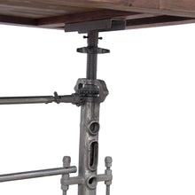 Load image into Gallery viewer, Vintage Industrial Style Dining Table with Adjustable Height