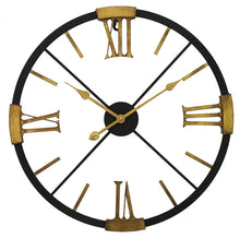 Load image into Gallery viewer, Metal Framed Wall Clock
