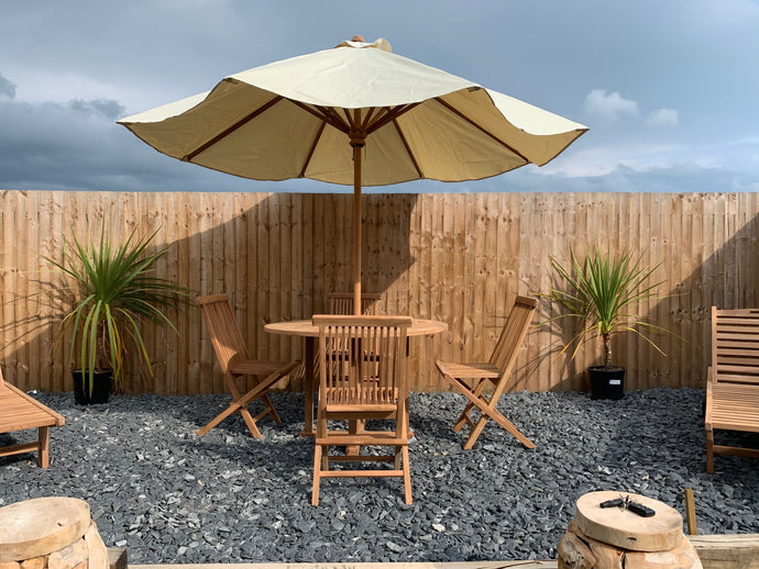 6 Piece Teak Patio Set