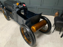 Load image into Gallery viewer, vintage-original-racing-car-metal-bottlerack-mini-bar-minibar-home-bar-homebar-pub-drinks-cocktail-wine-furniture-counter-winerack-unique-impressive-blue-gold