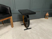 Load image into Gallery viewer, Motorcycle Wheel Side Table