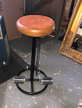 Load image into Gallery viewer, Vintage Style Pedal Bar Stool
