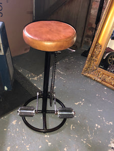 Vintage Style Pedal Bar Stool