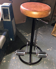 Load image into Gallery viewer, Vintage Style Pedal Bar Stool