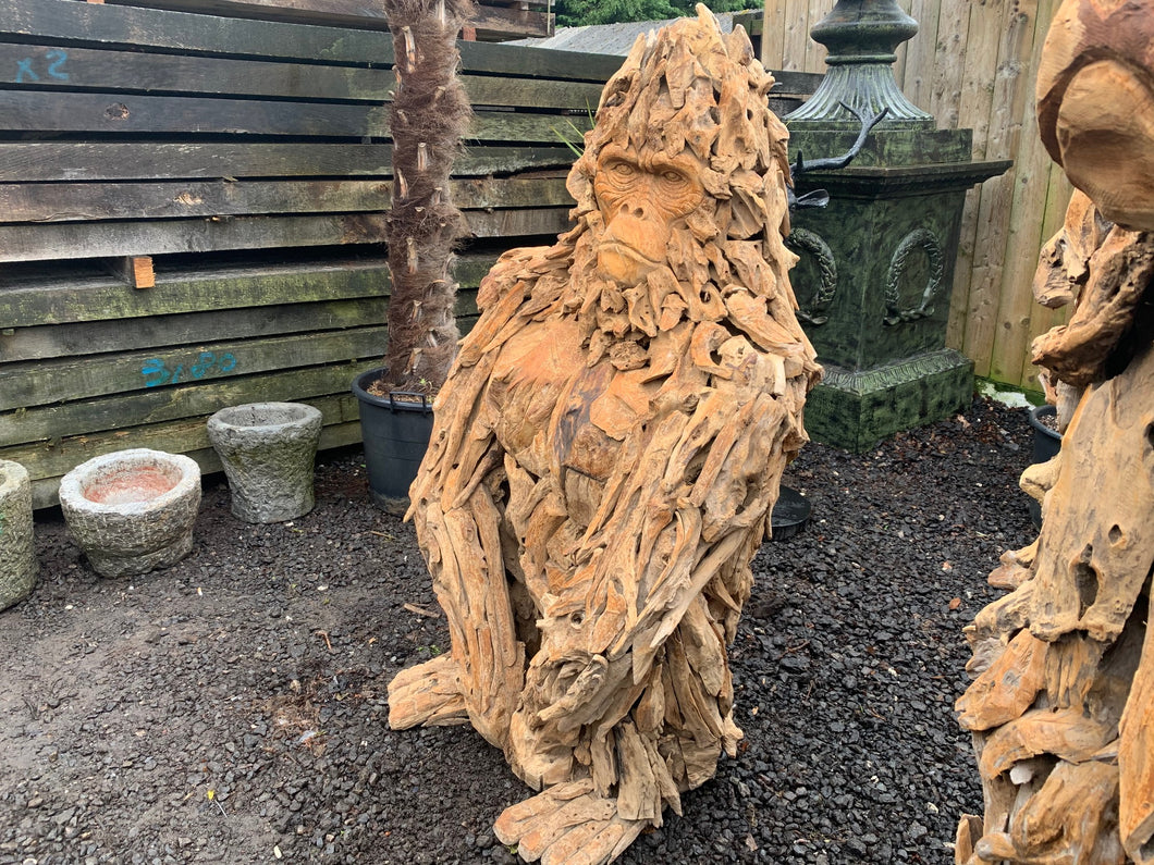 Driftwood 5ft Tall Gorilla