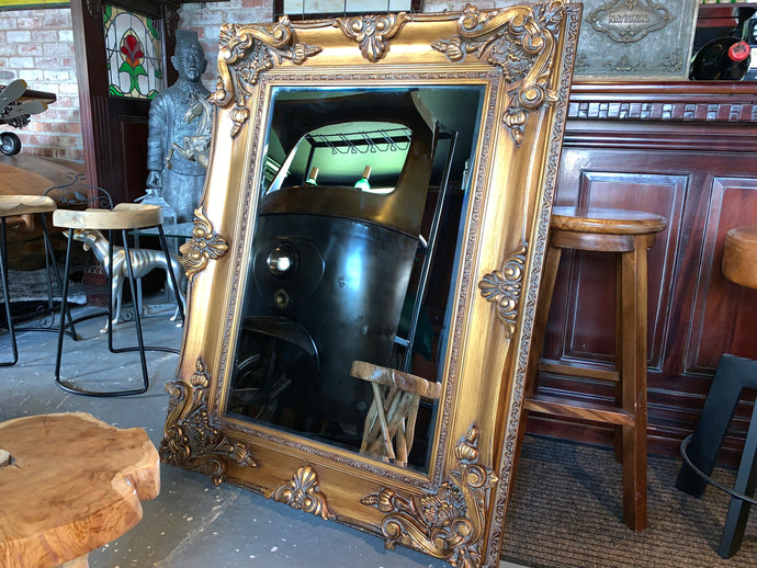 Large Ornate Gold Mirror