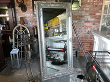 Load image into Gallery viewer, Massive French Style Bevelled Mirror in Silver