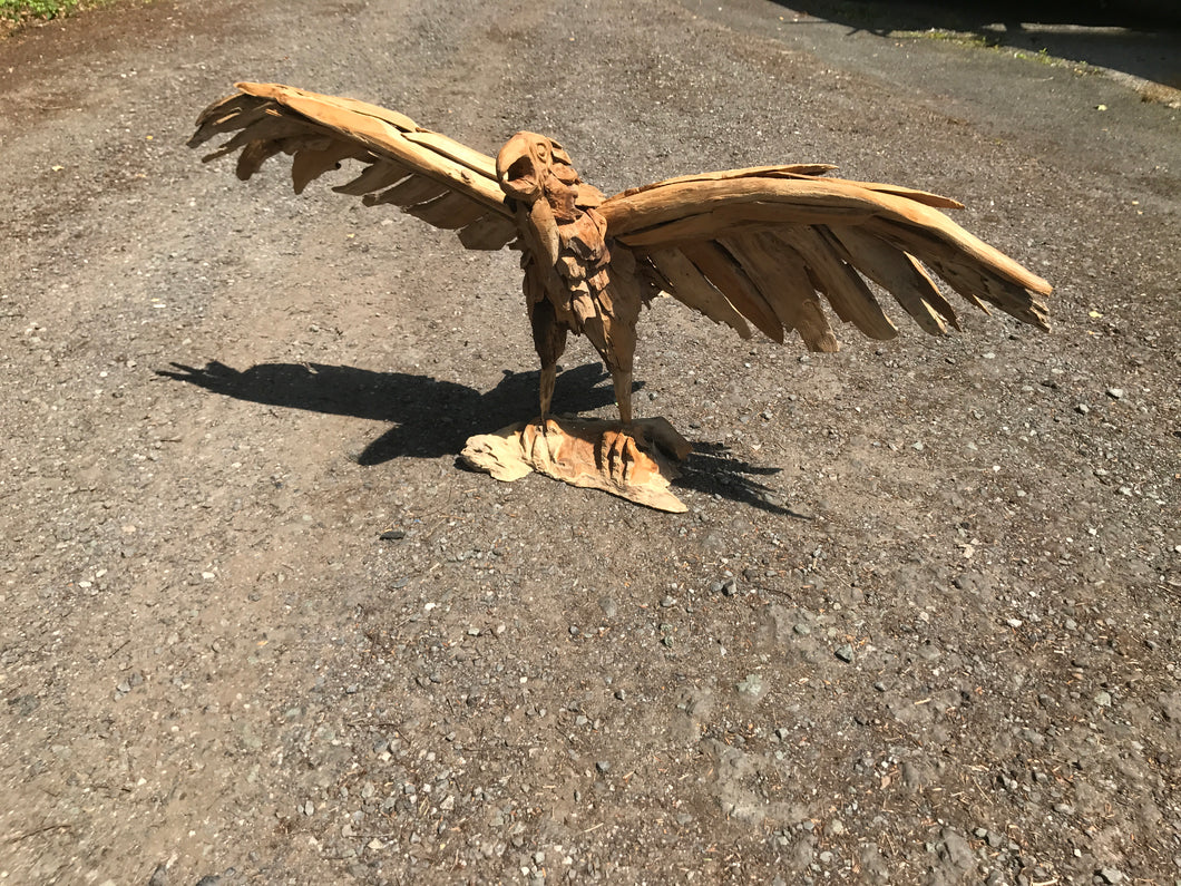 Teak Wooden Eagle
