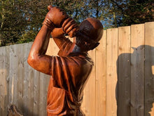 Load image into Gallery viewer, High Quality Hand Carved Wooden Golfer