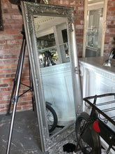 Load image into Gallery viewer, Massive French Style Bevelled Mirror in Silver