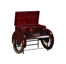 Load image into Gallery viewer, Hand Made Fabricated Metal Vintage Industrial Style Coca Cola Trailer