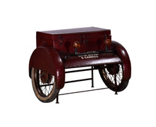 Load image into Gallery viewer, Hand Made Fabricated Metal Vintage Industrial Style Coca Cola Trailer