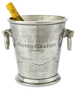 Heavy Nickel Epernay Round Champagne/Wine Cooler Bucket