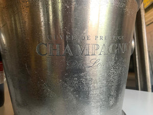 Nickel Cuvee De Prestige Champagne Bucket with Round Handles