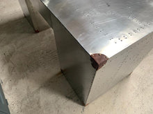Load image into Gallery viewer, Handmade Aluminium Desk with Leather Top