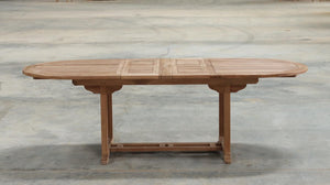 9 Piece Teak Patio Set With Extending Table