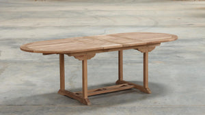 9 Piece Teak Patio Set With Extending Table