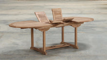 Load image into Gallery viewer, 9 Piece Teak Patio Set With Extending Table