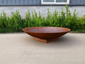 Contemporary Rustic Fire Pit/Log Burner/Patio Heater - 1.5m
