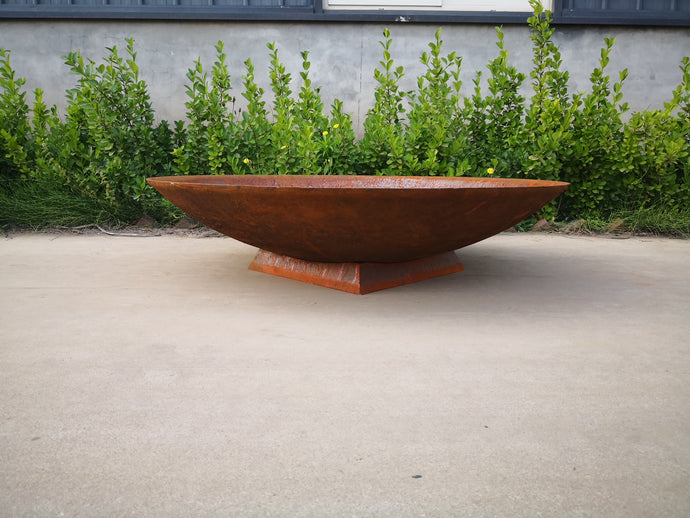 Contemporary Rustic Fire Pit/Log Burner/Patio Heater - 1m