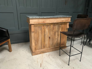 Rustic 1.2m Wide Fitted Home Bar Counter