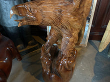 Load image into Gallery viewer, Solid Wood Highly Carved Ornate Eagle 1.5m High Statue