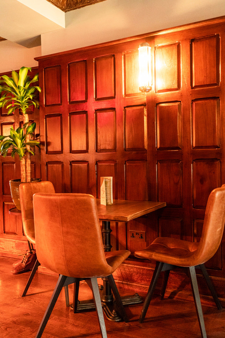 Teak Wood Paneled Room Paneling