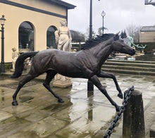 Load image into Gallery viewer, Life Size Bronze Horse Statue