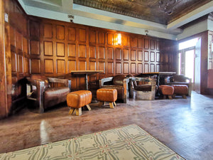 Teak Wood Paneled Room Paneling