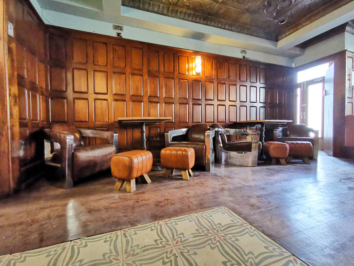 Teak Wood Paneled Room Paneling