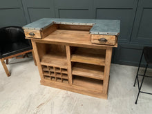 Load image into Gallery viewer, Rustic 1.2m Wide Fitted Home Bar Counter