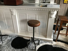 Load image into Gallery viewer, Industrial Scaffold Leather Bar Stool in Tan