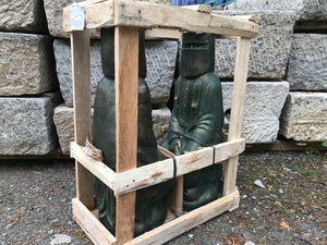 Pair of Terracotta Crated Ned Kelly Statues