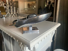 Load image into Gallery viewer, Nickel Speed Boat Ornament