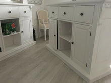 Load image into Gallery viewer, 1.5m White Home Bar - Front Counter &amp; Mirrored Back Bar (PRE ORDER NOW BACK IN STOCK 3 WEEKS)