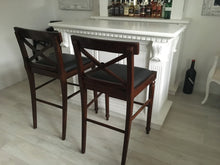 Load image into Gallery viewer, 1.5m White Home Bar - Front Counter &amp; Mirrored Back Bar (PRE ORDER NOW BACK IN STOCK 3 WEEKS)