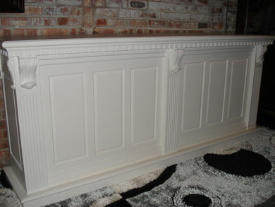 2.6m White Front Counter