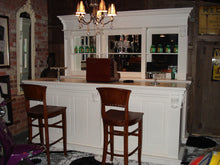 Load image into Gallery viewer, 2.6m White Front Counter &amp; Mirrored Back Bar